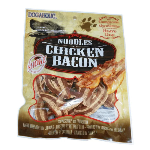 Dogaholic Soft Jerky Bacon Smoked