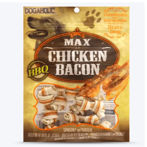 Dogaholic Soft Jerky Bacon Bone