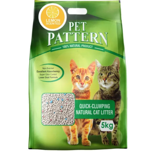 Pet Pattern Cat Litter Lemon