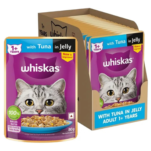 Whiskas Tuna in Jelly Adult Cat Wet Food