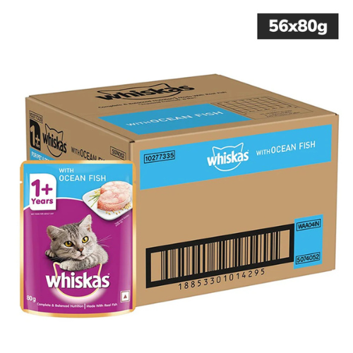 Whiskas Ocean Fish Adult Cat Wet Food