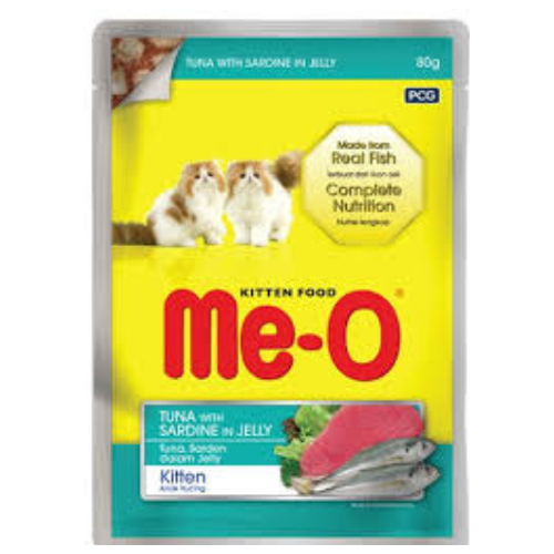 Me-O Kitten Tuna & Sardine in Jelly