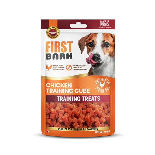 First Bark Jerky Chicken Training Cubes
