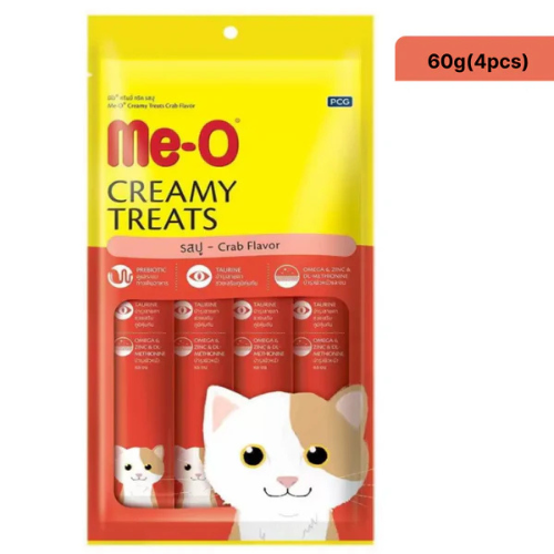 Me-O Creamy Treats Crab Flavor 4 Tubes