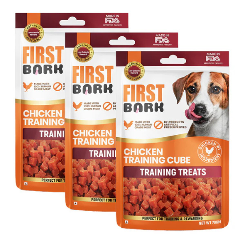 First Bark Jerky Chicken Training Cubes - Image 2