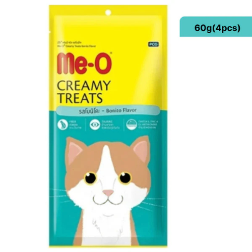 Me-O Creamy Treats Bonito Flavor 4 Tubes