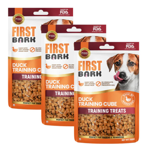 First Bark Jerky Duck Training Cubes - Image 2