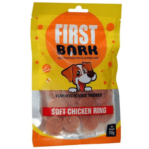 First Bark Jerky Soft Chicken Ring