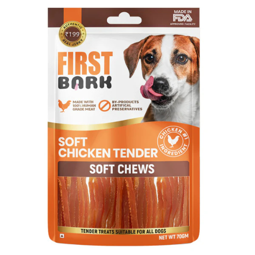 First Bark Jerky Soft Chicken Tenders