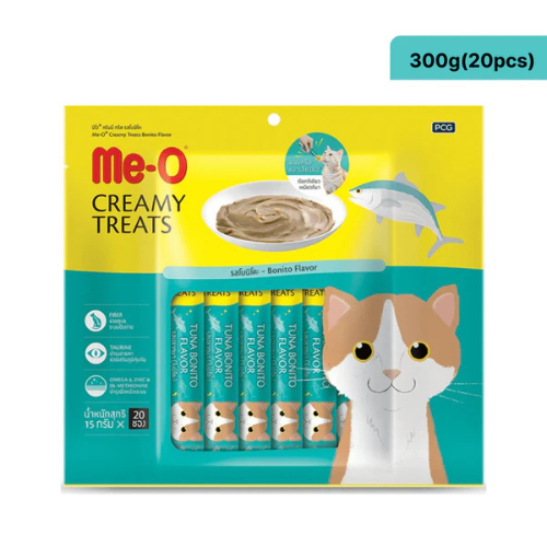 Me-O Creamy Treats Bonito Flavor 20 Tubes