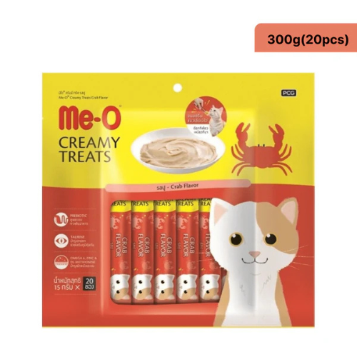 Me-O Creamy Treats Crab Flavor 20 Tubes