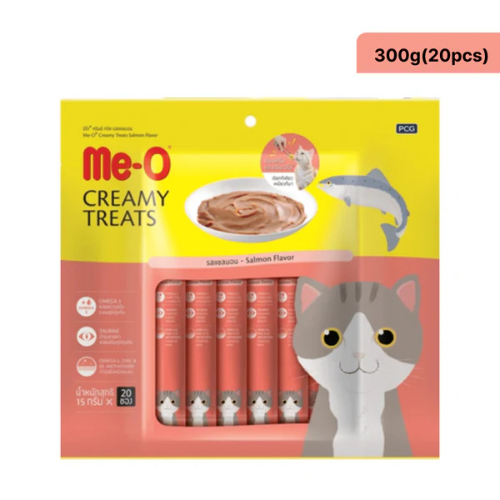 Me-O Creamy Treats Salmon Flavor 20 Tubes