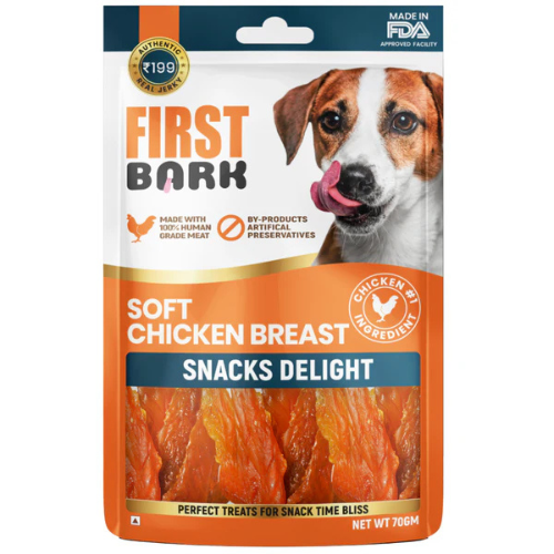 First Bark Jerky Soft Chicken Breast
