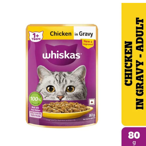 Whiskas Chicken in Gravy Adult Cat Wet Food