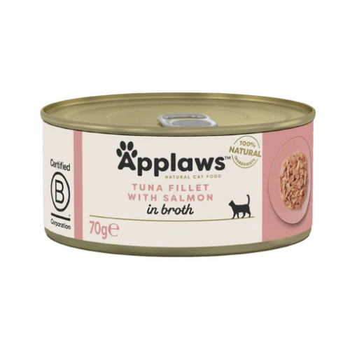 Applaws Tuna Fillet with Salmon in Broth
