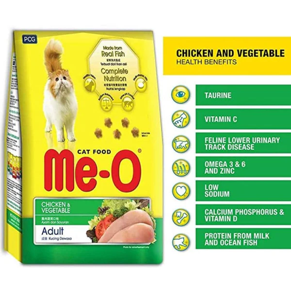 Me-O Chicken & Vegetable Adult - Image 2