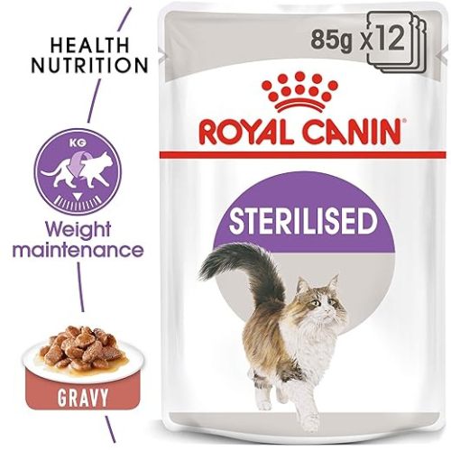 Royal Canin Sterilised/Neutered Gravy Adult Cat Wet Food - Image 2